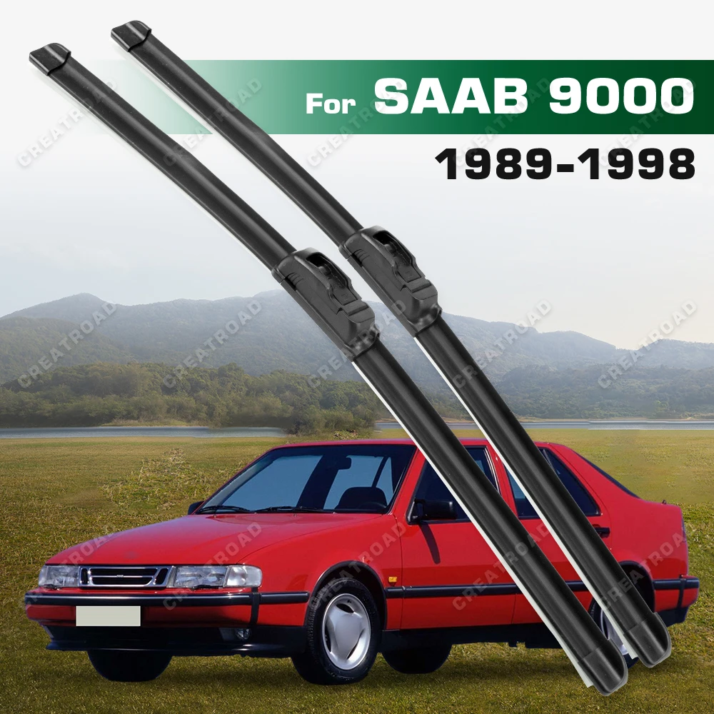 

For SAAB 9000 1989-1998 1990 1991 1992 1993 1994 1995 1996 Wiper Front Wiper Blades Windshield Windscreen Window Brush 21"+21"