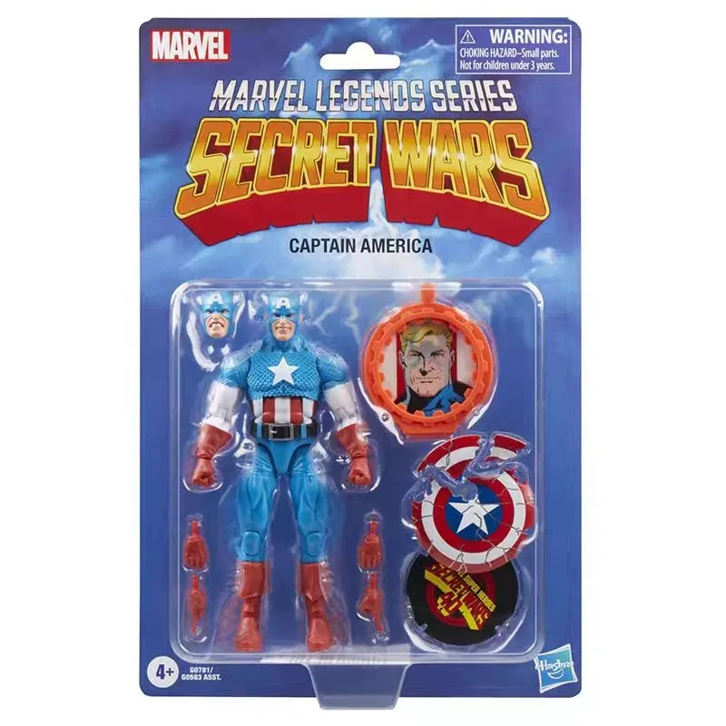 

Оригинальная коллекционная фигурка Капитана Америки из серии Hasbro Marvel Legends Secret Wars, модель аниме-персонажа, игрушка.