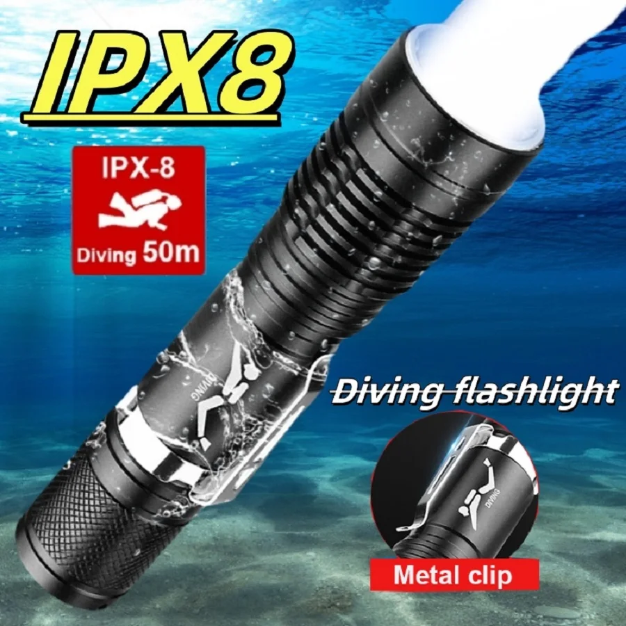lanterna-de-mergulho-portatil-super-brilhante-ipx8-luz-subaquatica-profissional-com-bateria-18650-luz-externa-anfibia-com-corda-de-mao