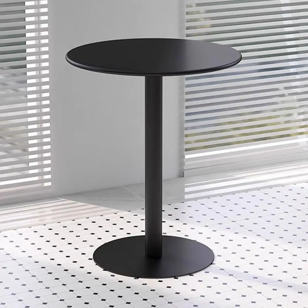 

Sturdy Metal Base Round Bistro Table for Commercial Use - Suitable for Cafes, Bars, and Restaurants, Indoor or Outdoor