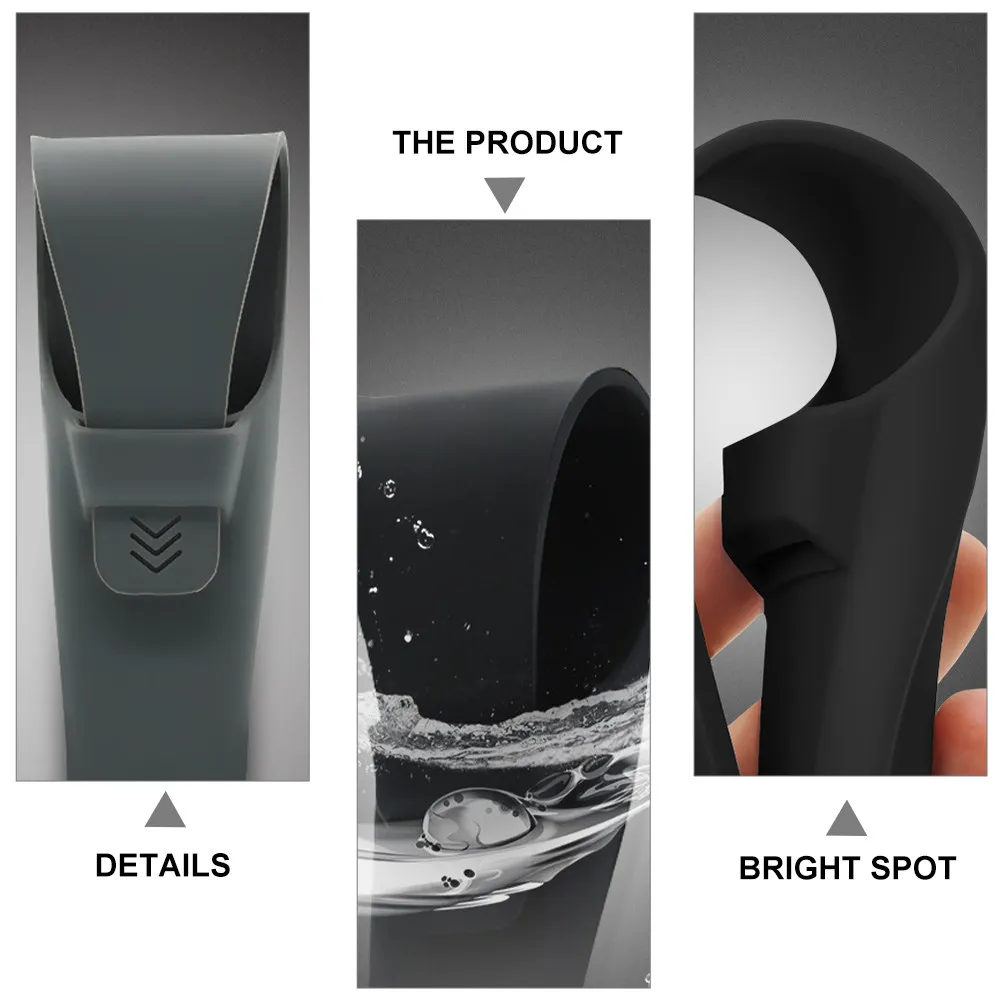 4Pcs Premium Silicone Razor Protector Case Compact Flexible Shaver Cover for Travel Home Barber Use Drop Scratch Resistance Dry