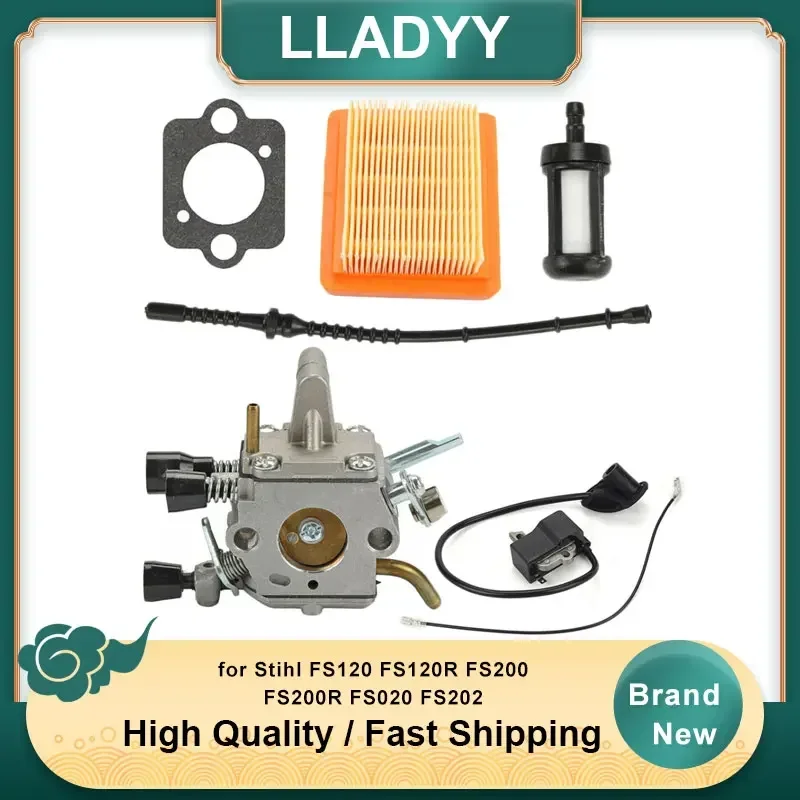 

New Carburetor Kit for Stihl FS120 FS120R FS200 FS200R FS020 FS202 Brush Cutter