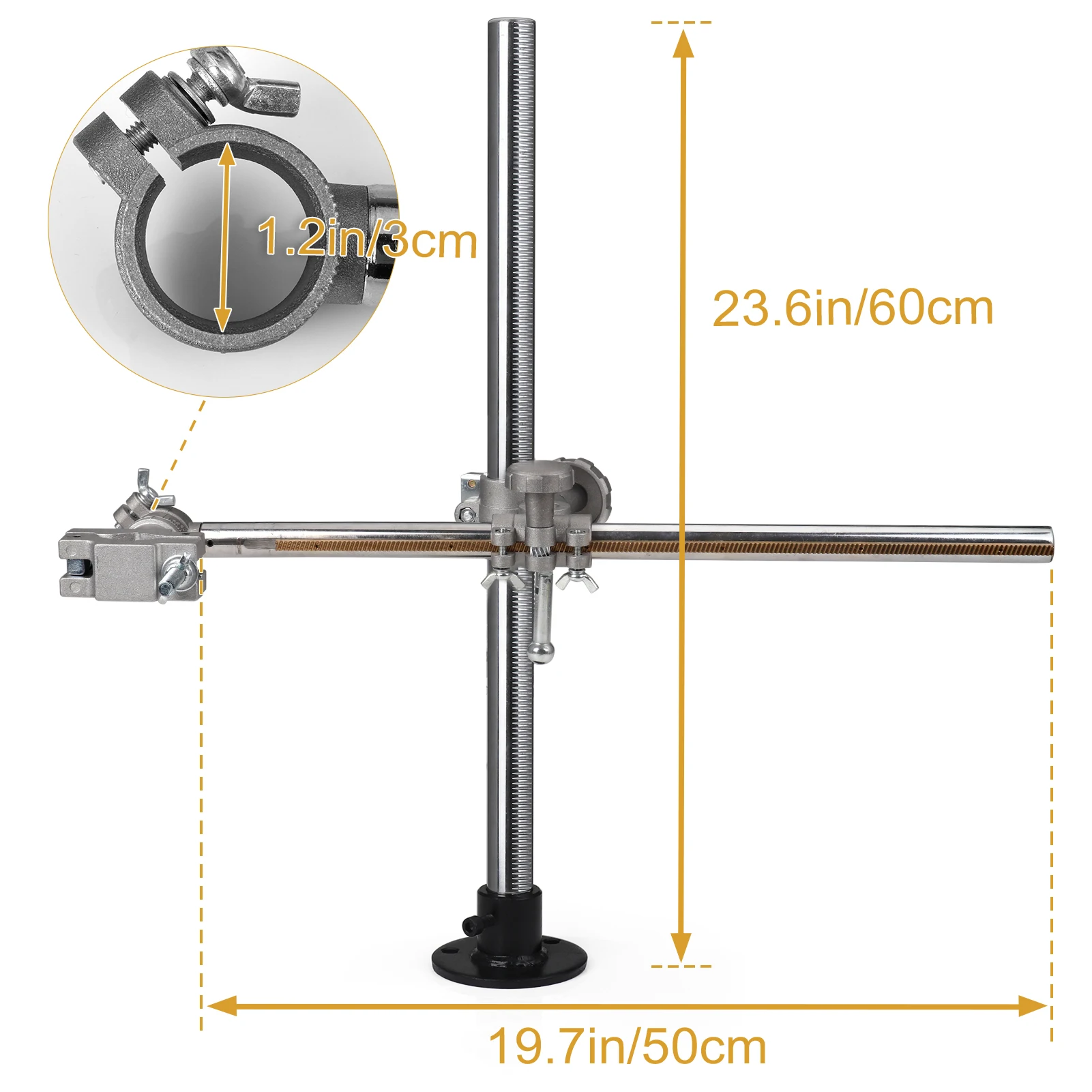 Welding Torch Holder Support Gun Clamp Mountings Stand Torch Holder Welding Positioner Turntable Accessories