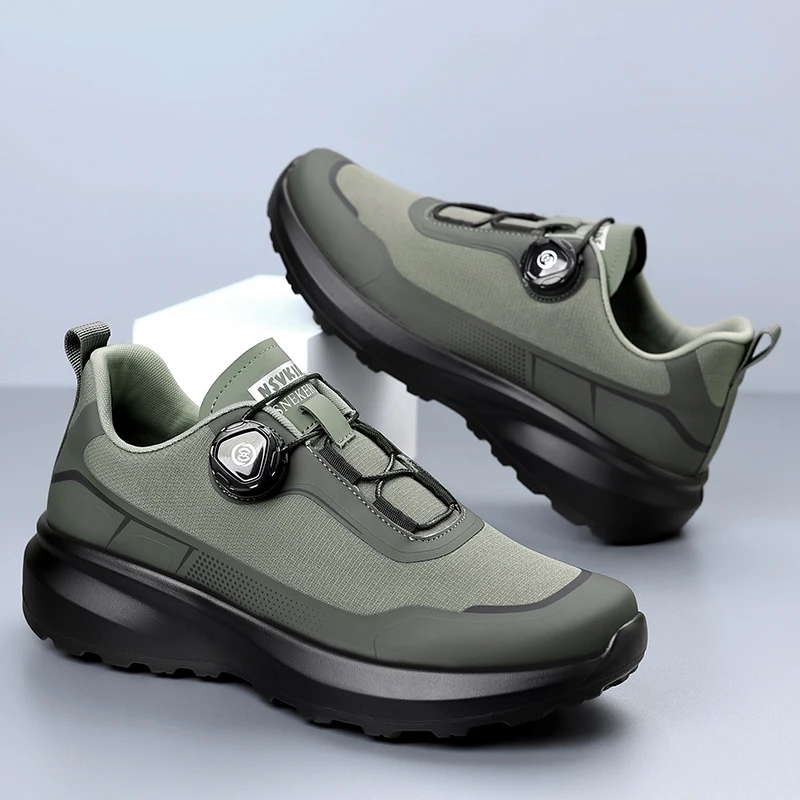 

New Men Golf Shoes Waterproof Golfing BreathableSneakers Golfers Footwear Size 38-44