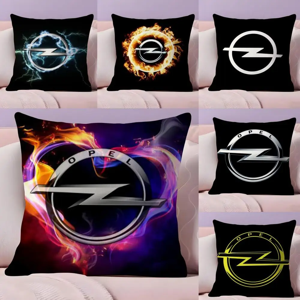 

Luxury Logo O-OpElS Pillow Case Plush Fabric Soft Double-Sided Printed Sofa Home Decor Fine Winter Gift Cushion Cover