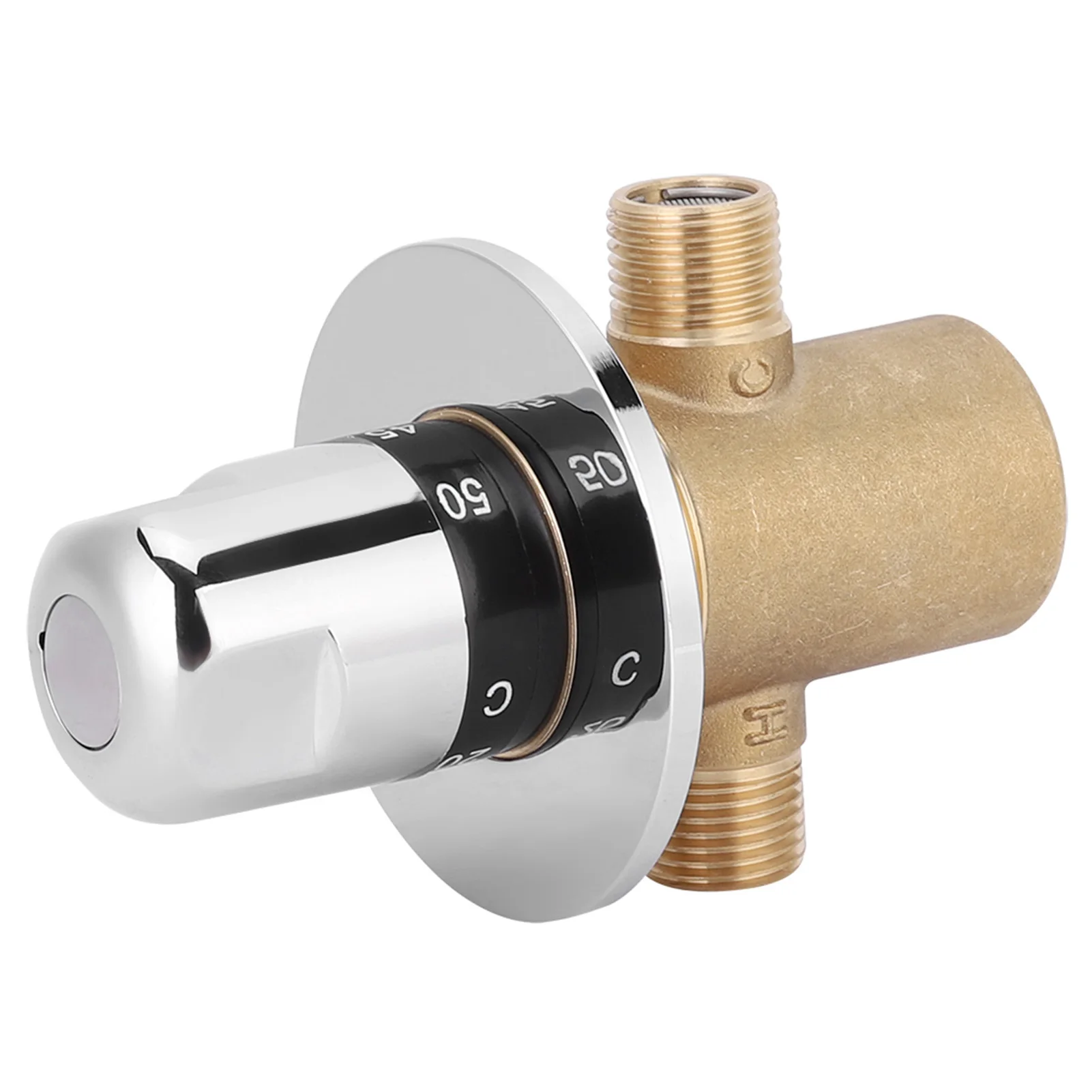 サーモスタットシャワーバルブ,3方向混合制御,耐摩耗性,g1,2インチ,キッチン,家庭,バスルーム,トイレ用