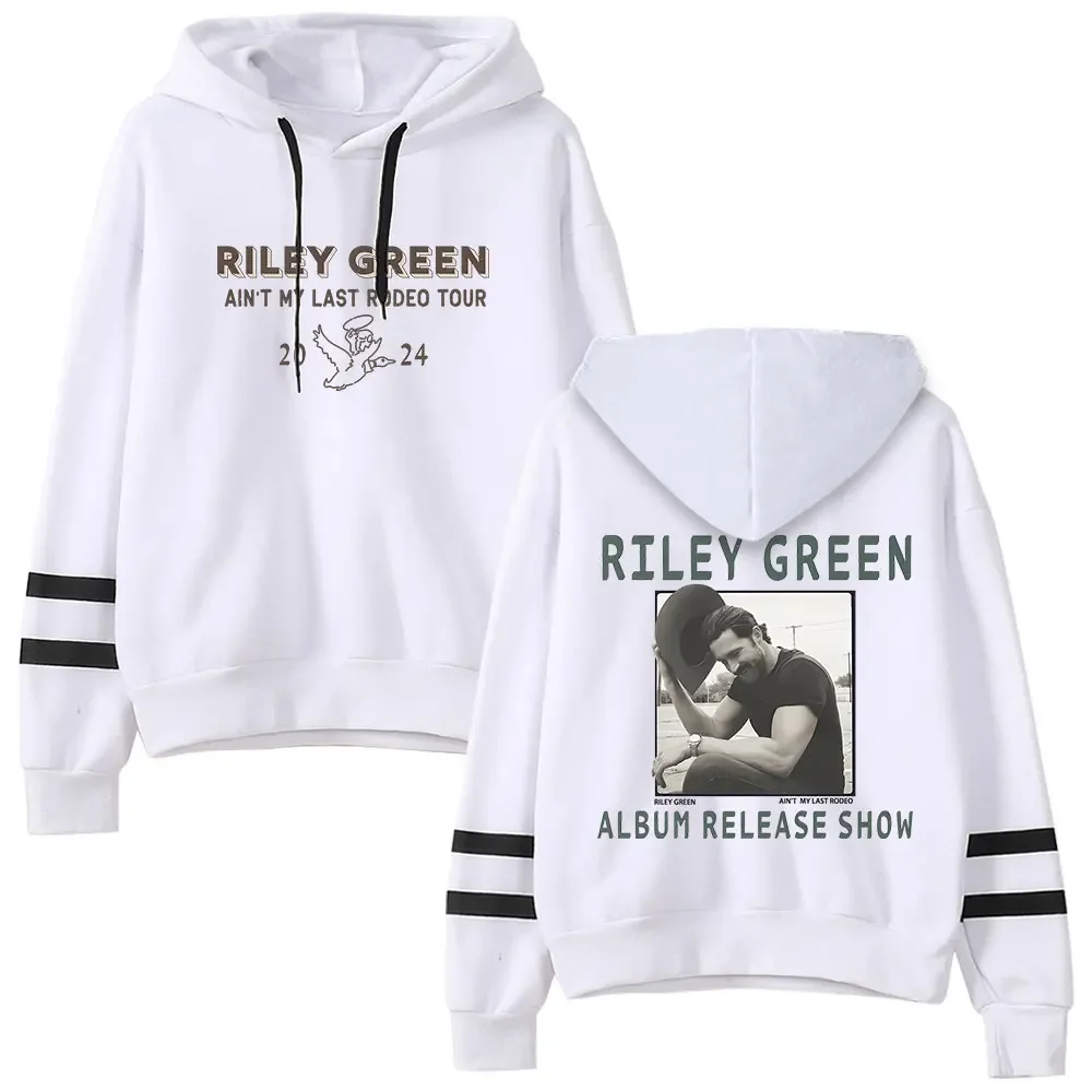 Riley Green Merch Ain't  My Last Rodeo Tour Hoodie Sweatshirt Women Men Long Sleeve Fashion Pullover Harajuku Tops Y2K Clothes