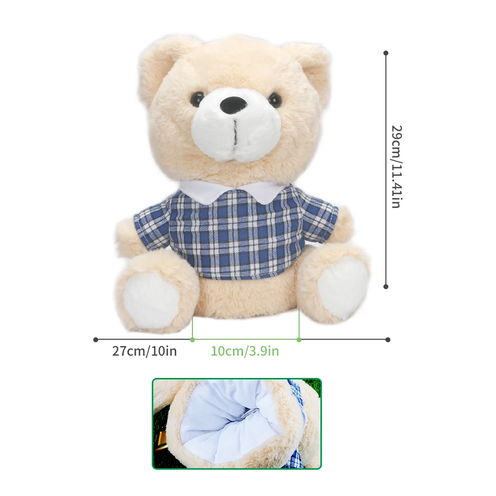 Golf Head cover, Teddy Bear Plush Club Protector, Universal Fit for Driver/Fairway Wood, Golf Accessories, Golf Gift for Golfers image 6