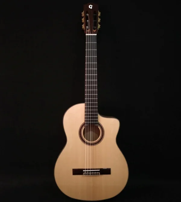 Flamenco Style K-300C 39inch 4/4 Size Top Solid Spruce Classical Guitar