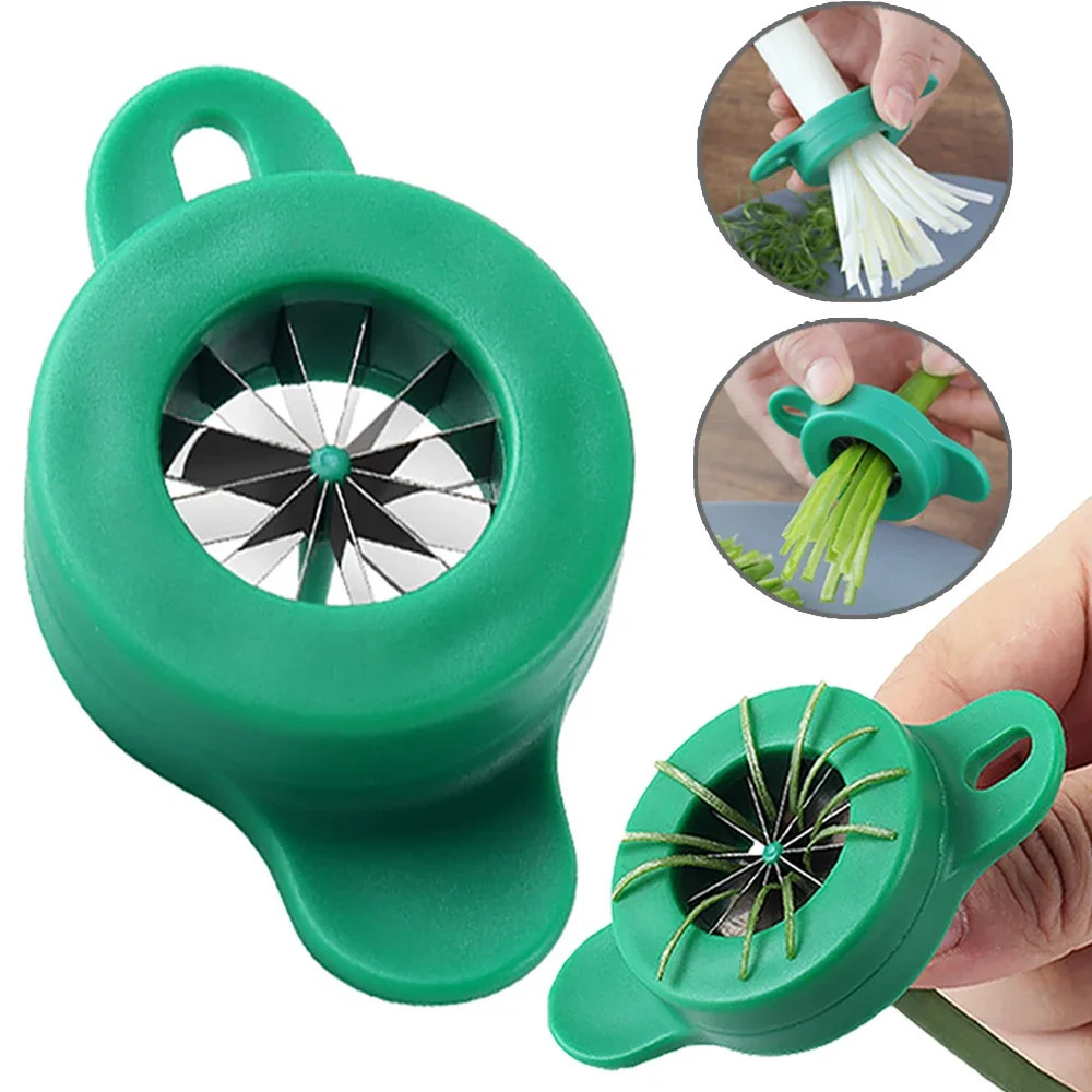 Onion Cutter Onion Flower Cutter Shredded Green Onion Shredder Slicer Graters Manual Vegetable Cutter Mini Kitchen Accessories