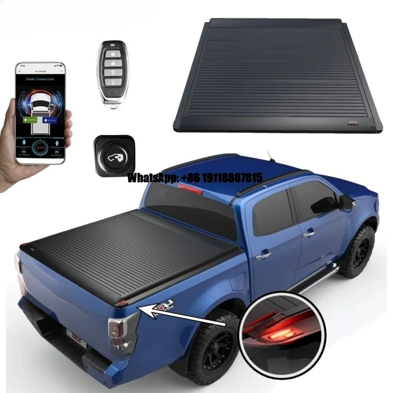 

D-max Pick up Electric Roller Shutter Lid Trunk Bed Covers Tonneau Cover for 2018 2025 Isuzu Dmax Double Cabin