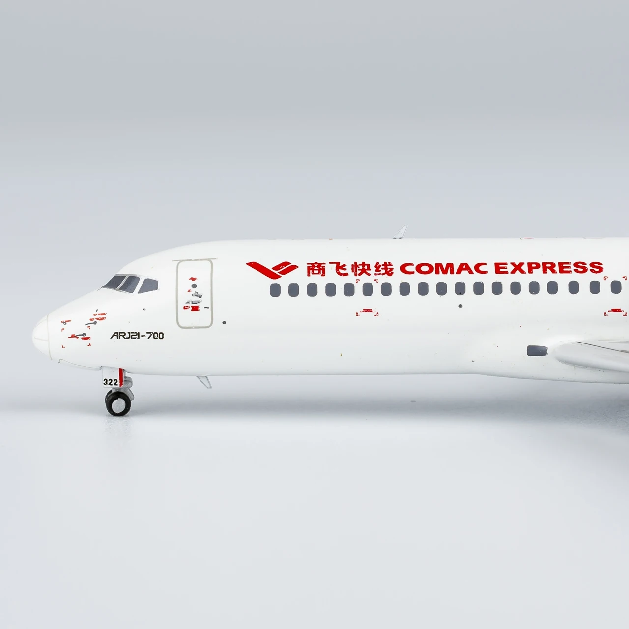 21029 paduan koleksi hadiah pesawat NG Model 1:400 COMAC Express ARJ21-700 Diecast pesawat Jet Model B-3322