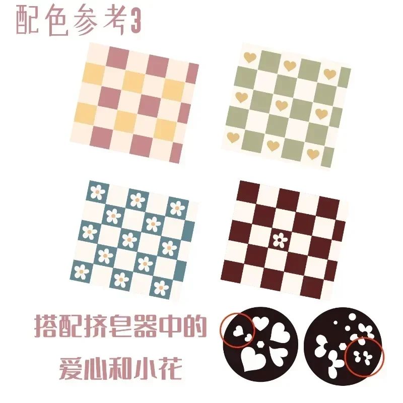 Lattice Design Handmade Soap Making Acrylic Bottom Board Acrylic Shape for Soap DIY Soap Making Shaping Tools Customzied