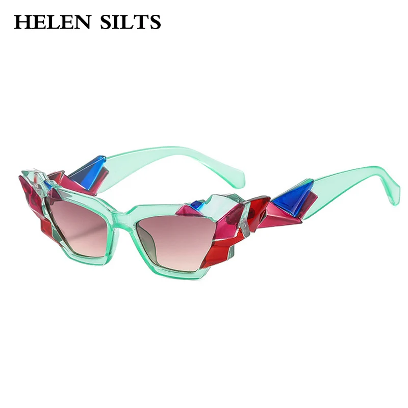 Vintage Fashion Cat Eye Sunglasses Women Brand Designer Female Punk Sun Glasses Luxury Trending Sexy Ladies Shades UV400