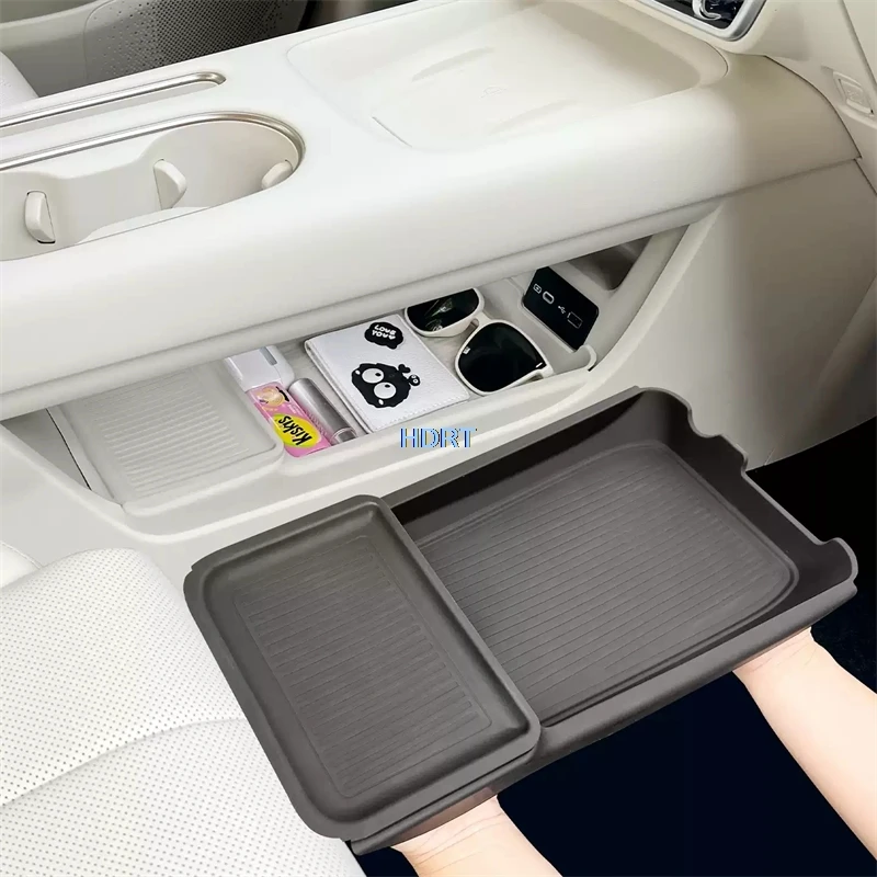 For GWM Ora 5 2026 + Center Console Storage Box Pad Container Organizer Tray Cover Car Styling Protector Decoration Accessories
