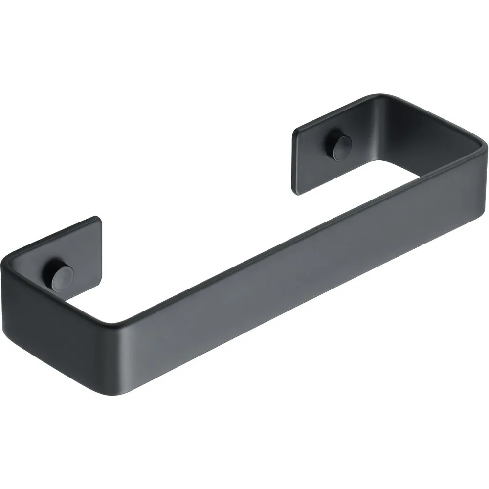 

Держатель для полотенец для рук Черный вешалка для полотенец для настенного крепления в ванной комнате, вешалка для полотенец из нержавеющей стали SUS304 для ванной и туалета, кухня, 8