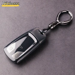 TPU Car Remote Key Case Cover Shell for Audi A4 B9 A5 A6 8S 8W Q5 Q7 4M S4 S5 S7 TT TTS TFSI RS Protector Fob Keyless Keychain