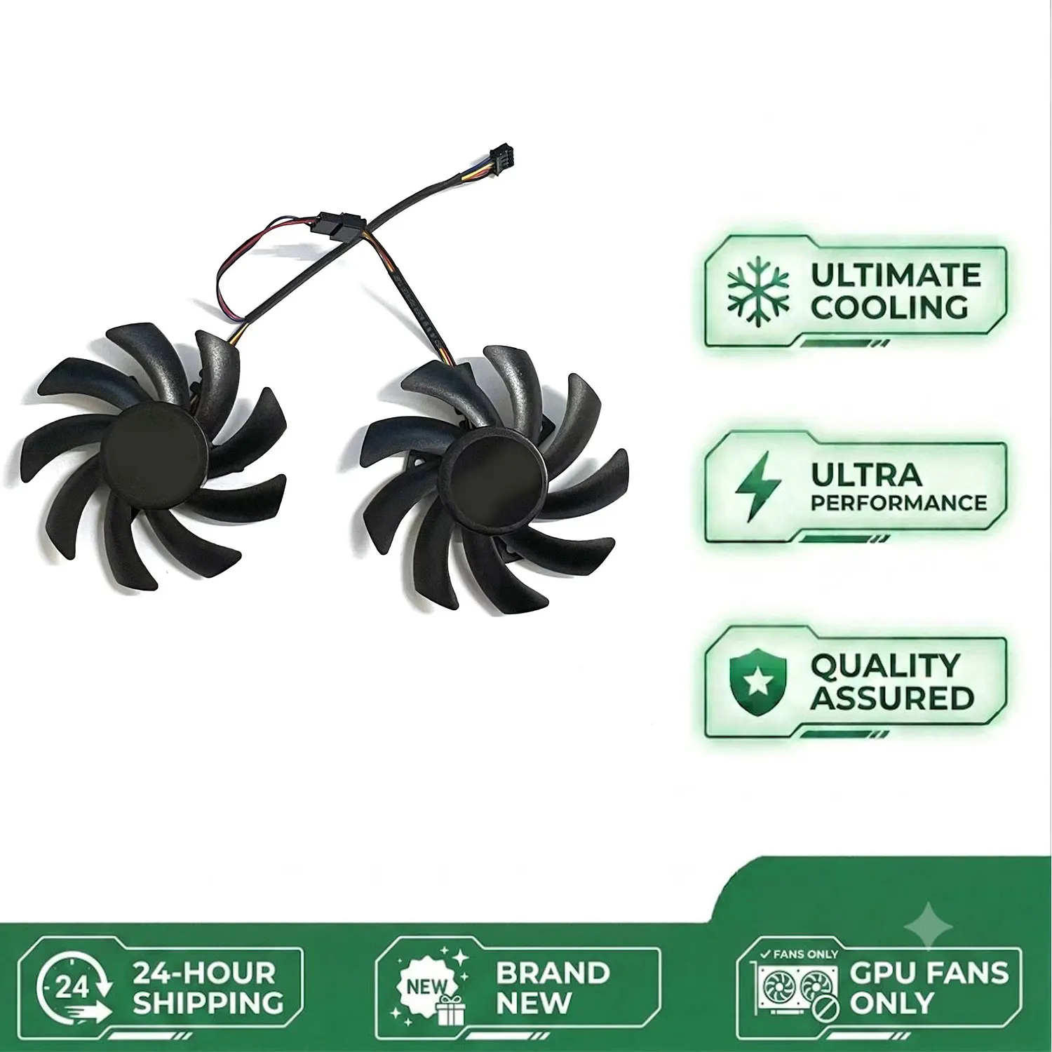 NEW Suitable for Sapphire HD6850 HD6970 HD7870 2G HD7950 HD7970 XFX R9 270X 280X FDC10H12S9-C FD7010H12S 85MM 4PIN GPU Fan