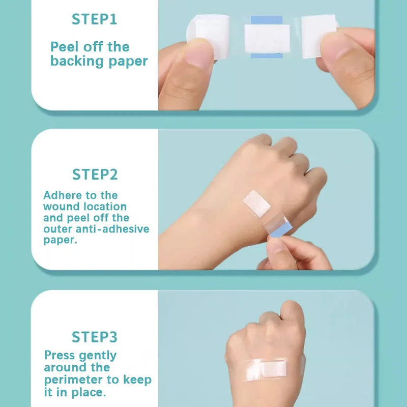 120pcs Band-Aids Waterproof Breathable Children Household Wounds Anti-friction Foot Bath Tourniquet Band stickers Bandaids image 5