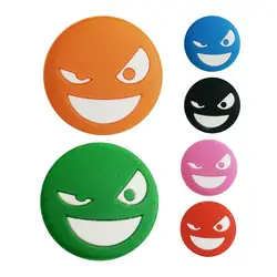 6Pcs Double-faced Tennis Racket Vibration Absorber Silicone Squash Tennis Racquet Vibration Dampeners