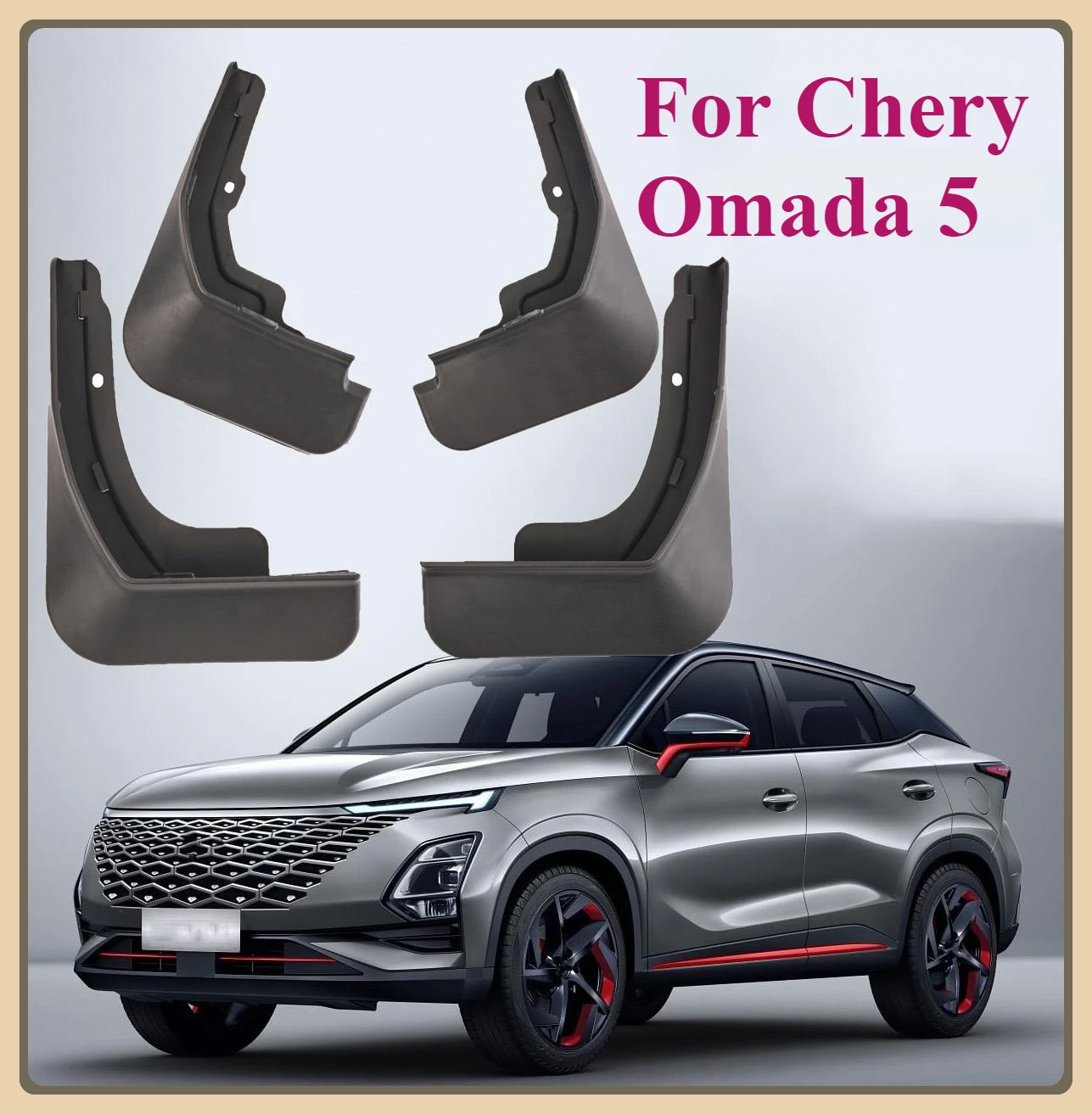 For Chery Omoda 5 C5 Omoda 5 Fownix FX S5 Splash Guards Mudguards Mud Flaps Mudflaps Fendesr Front Rear Protector 2022 2023 