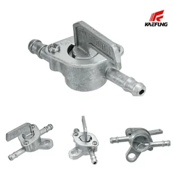 Motorcycle Gas Petrol Valve Fuel Tank Switch Motorbike Mini Auto Key Ring On Off Accessories Scooter 6mm In-line Fuel Tap