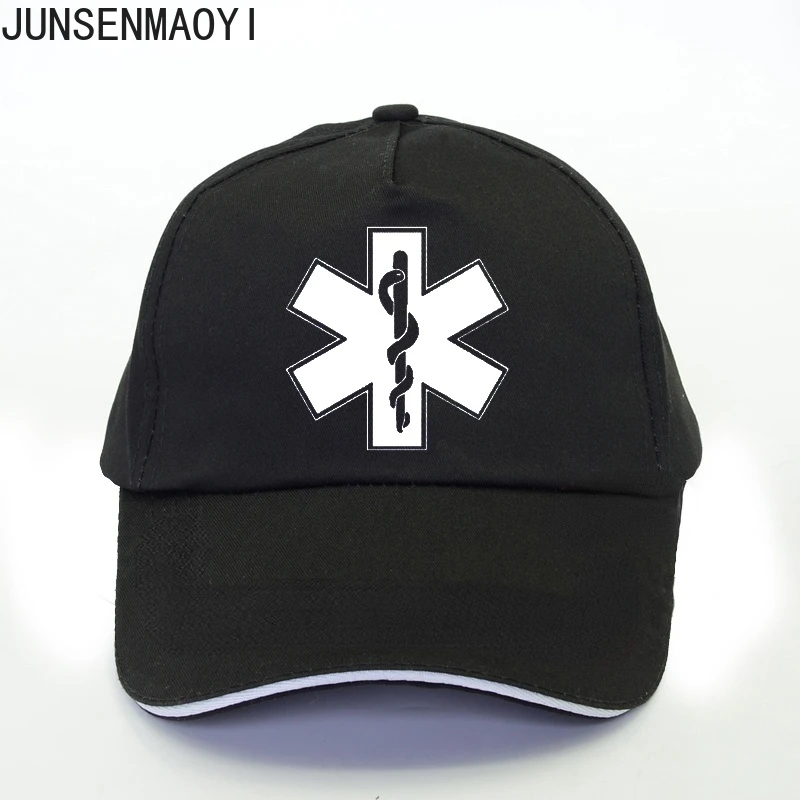 EMT Emergency Ambulance Print Baseball cap Brand hip hop cap high summer Men women Unisex adjustable snapback Trucker hat