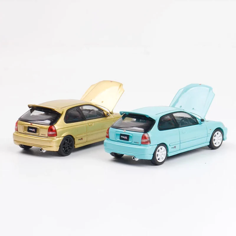 1:64 Scale Civic Type R EK9 1st Generation Simulation Alloy Car Model Static Display Collectible Toy Gift Souvenir