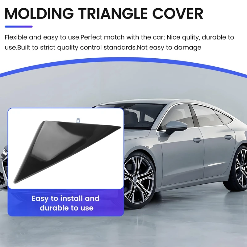 Front Door Mirror Corner Trim Cover For  A7 RS7 Sportback 2011-2017 Rearview Mirror Triangle Panel