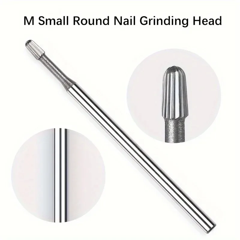1 Pcs Safety Nail Drill Bits Tungsten Carbide Drill Bit Cuticle Remover 3/32