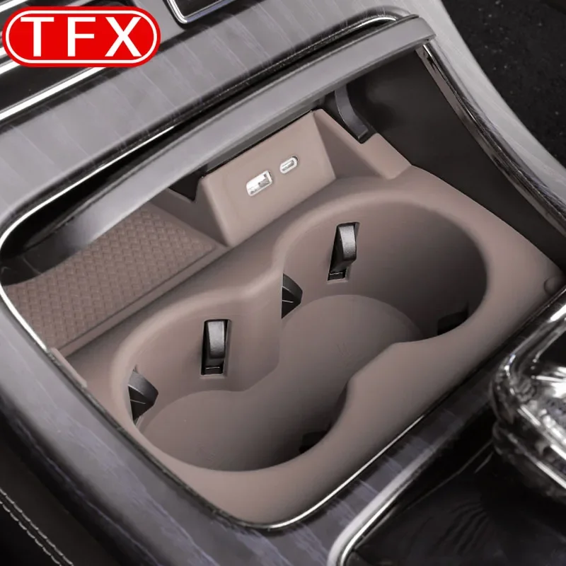 

For BYD Han 2022 2023 2024 Car Styling Central Control Cup Slot Cushion Cup Holder Anti Slip Auto Interior Modified Accessories