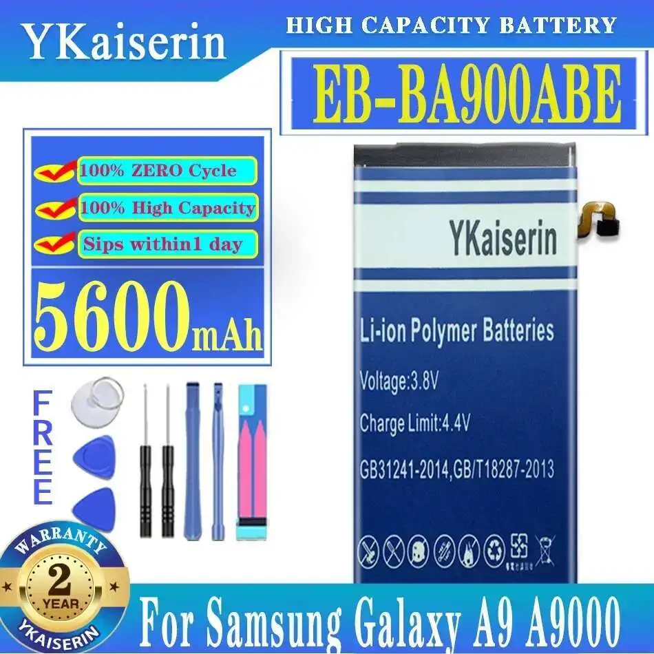 

Аккумулятор мобильного телефона с хорошей низкой температурой EB-BA900ABE 5600 мАч для Samsung Galaxy A9 A9000