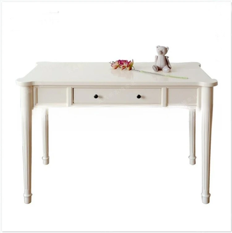 

American solid wood desk custom furniture simple modern oak student children study table writing desk storage table