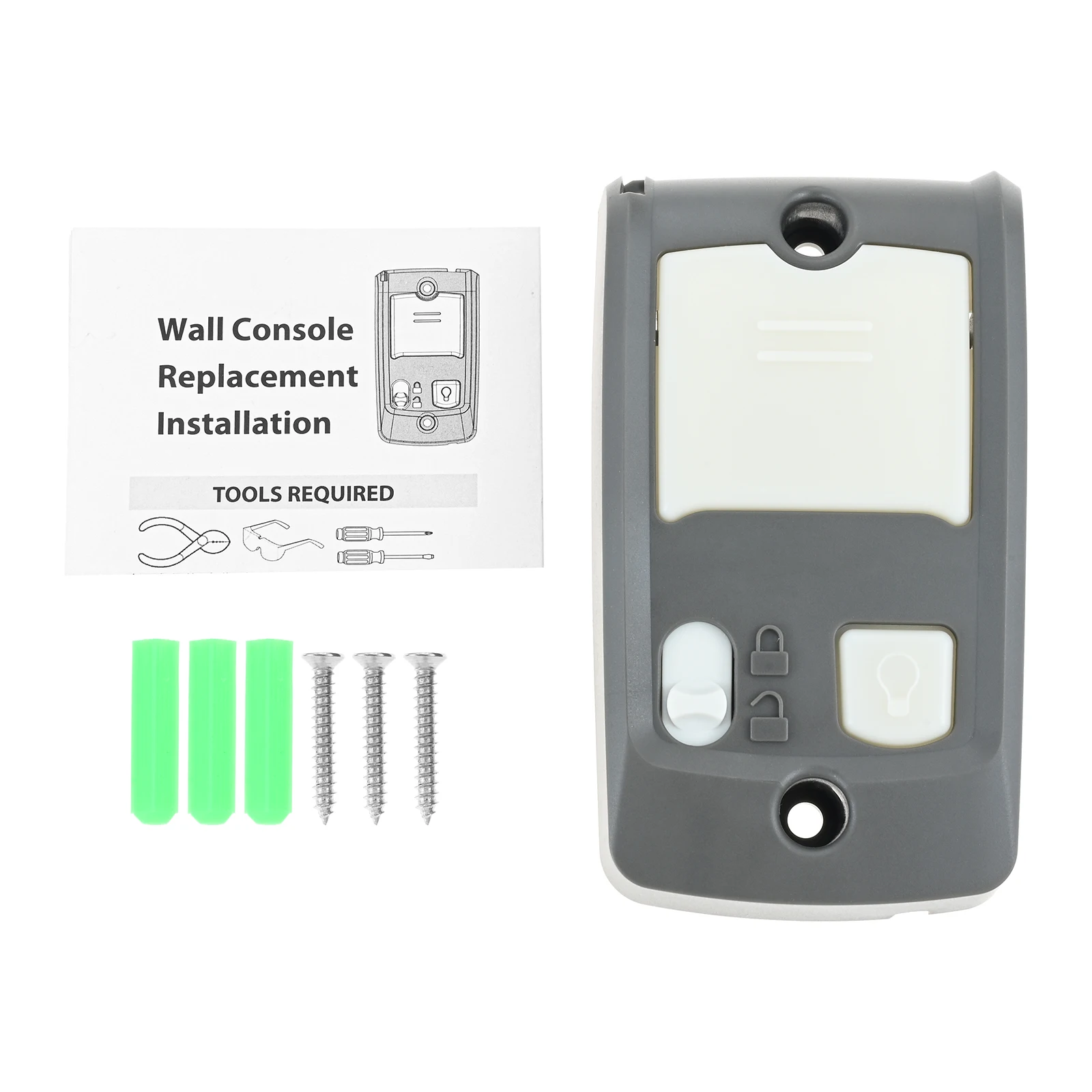 

1 шт. 39165R Настенная консоль для открывания гаражных ворот, совместимая с сериями II 34026A-R1, GBWC2-BX, GPWC-BX, GWC-2, GPWC-2WLB, GBWCSL2-BX