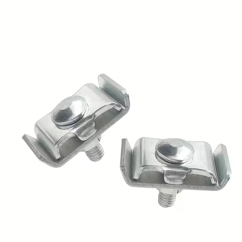 10PCS Sturdy Metal Clip Grid Panel Joiner Connectors Quick Connect Design for Wall Grid Panels Wire Grid Panel Display