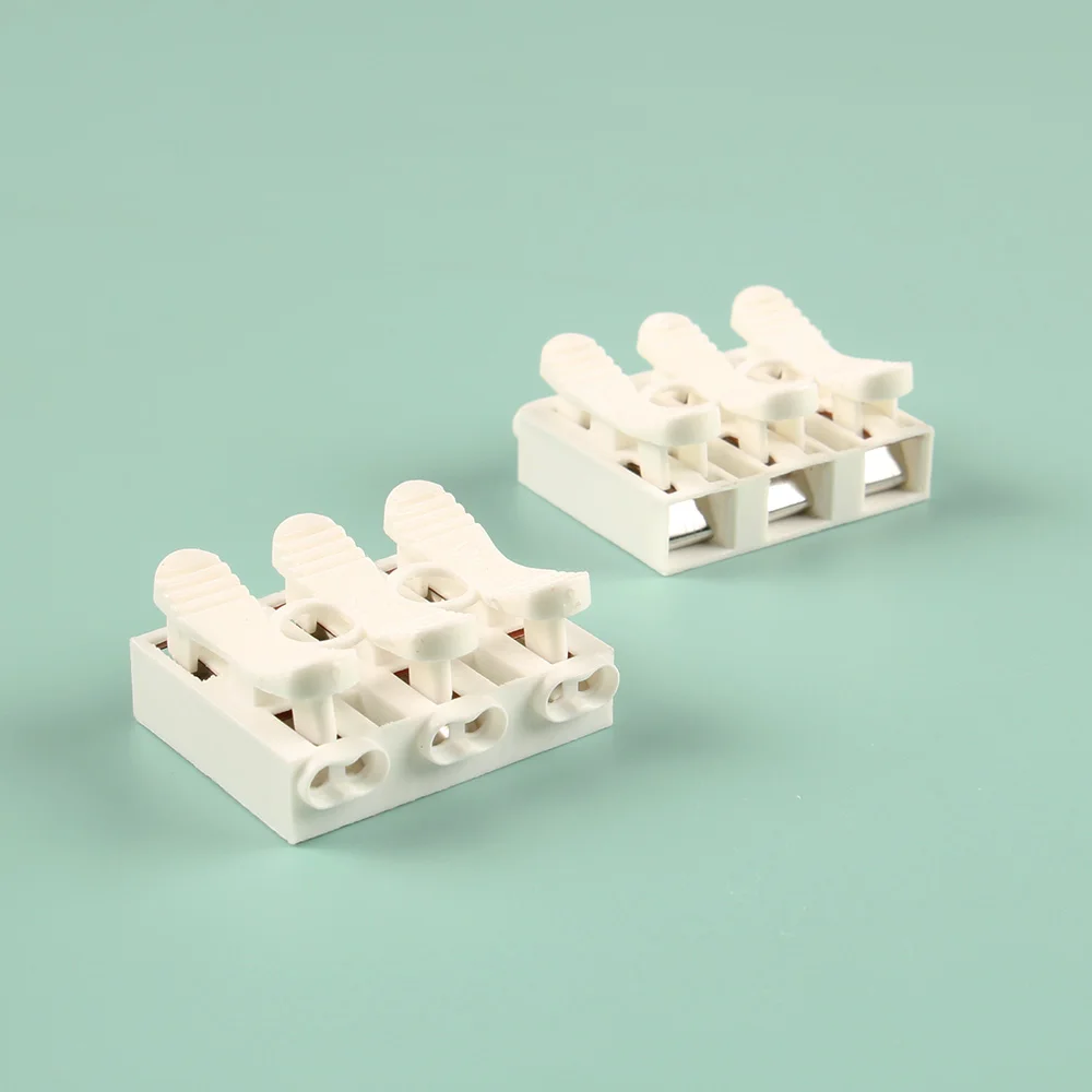 5pcs Wire Connectors 2/3 Pins Cable Terminals Splice Conductor Lead Nut Linker for quick connection