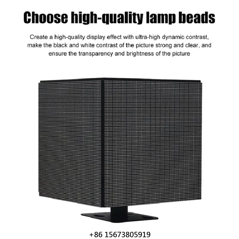 Customized 3d Magic Cube Led Display Outdoor Indoor LED Display P2.5 Video Panel Cube Led Screen