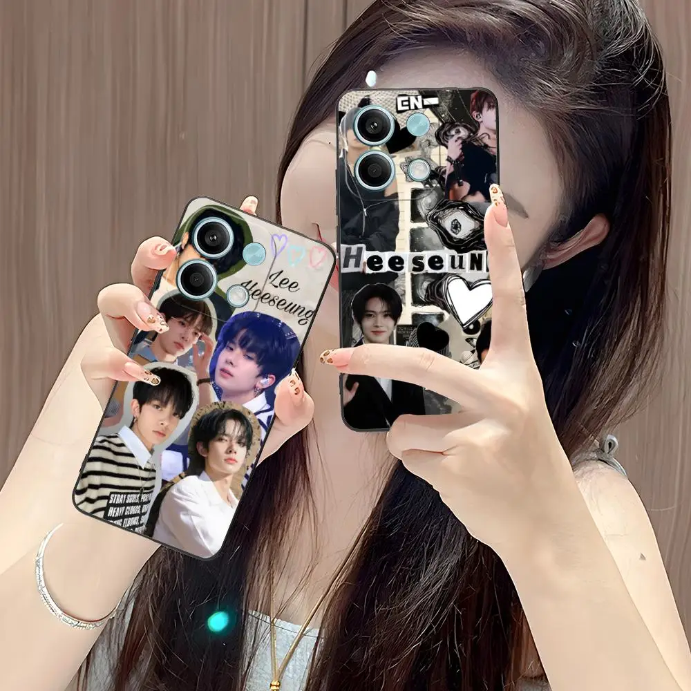 

Lee Heeseung Mobile Phone Case for POCO M6 M5 M4 M3 X7 X6 X5 X4 X3 F6 F5 F4 Pro GT 5G Colour Printing Protective Cover Pretty