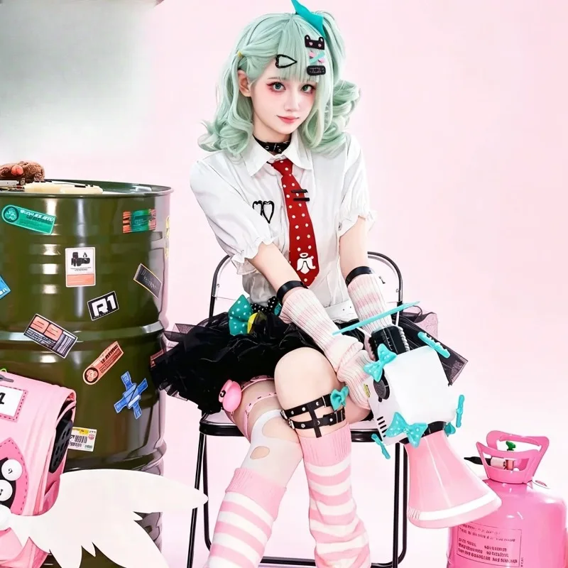 Zenless Zone Zero Virtual Idol Chinatsu Remiel Cosplay Costume Delusional Angel Anime Outfit for Adult Women Christmas Party