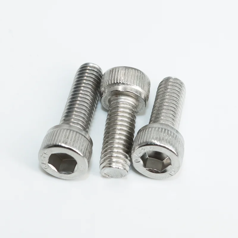 100/lote M2 M3 M4 M5 M6 304 perno hexagonal de acero inoxidable tapa con cabeza Allen tornillo antioxidante duradero para coche de juegos de ordenador