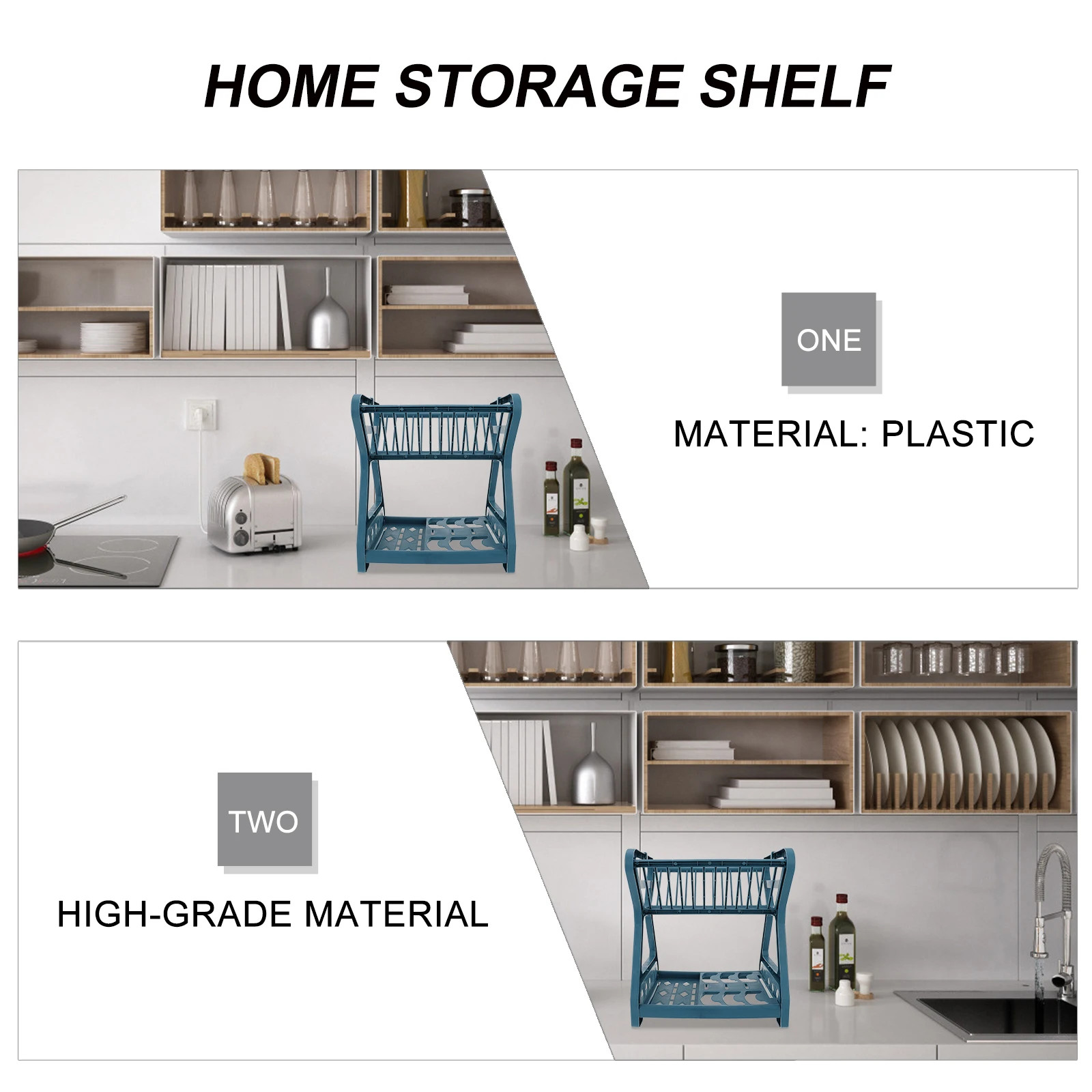 

Dishes Drain Board Rack Racks Compact Drying Bowl Drainer for Kitchen Organizer Small