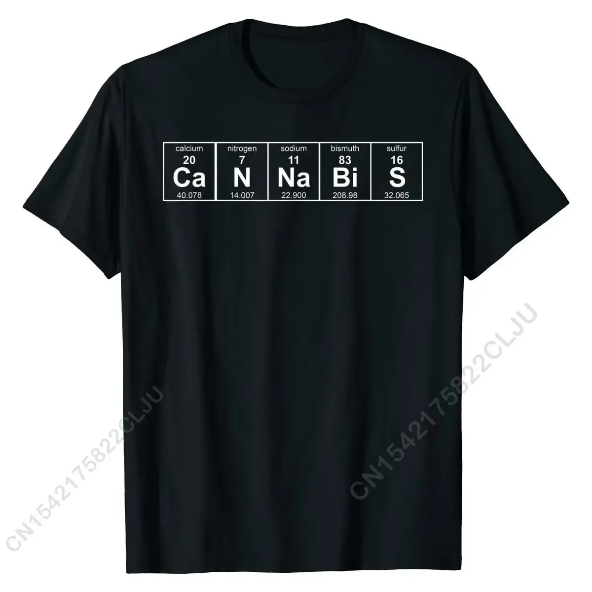 Canabis Periodic Table - Funny Pot Wed T-shirt Discount Men Tshirts Cotton Tops & Tees Camisa