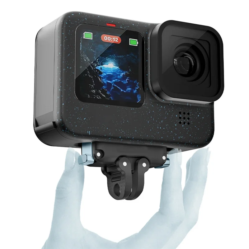 【ビッグセール】折りたたみ式マウントアダプターベース-gopro-hero12-11-10-9-11-mini-max-磁気クイックリリース簡単取り付け