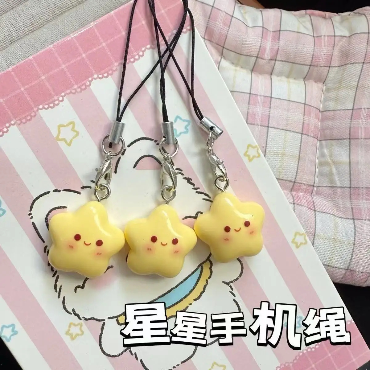 Mobile Phone Straps Pentagram Cute Lanyards Rope for Phone Lanyard Friend Gift Mobile Pendant Phone Charm Strap