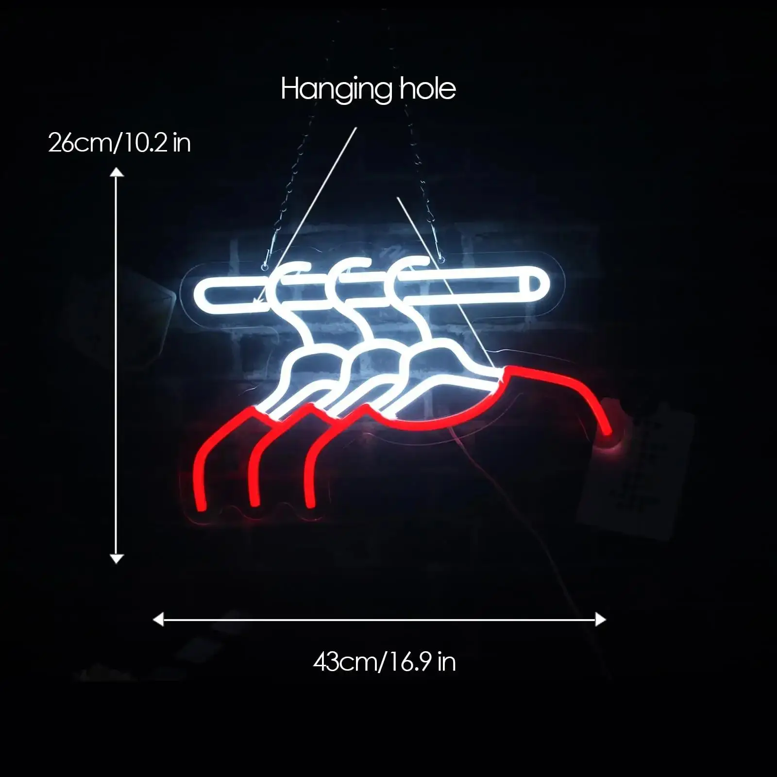Clothes Hangers LED Neon Light USB Dimmable Wall Light Clothing Boutique Fashion Studio Loft Dressing Room Window Display Decor