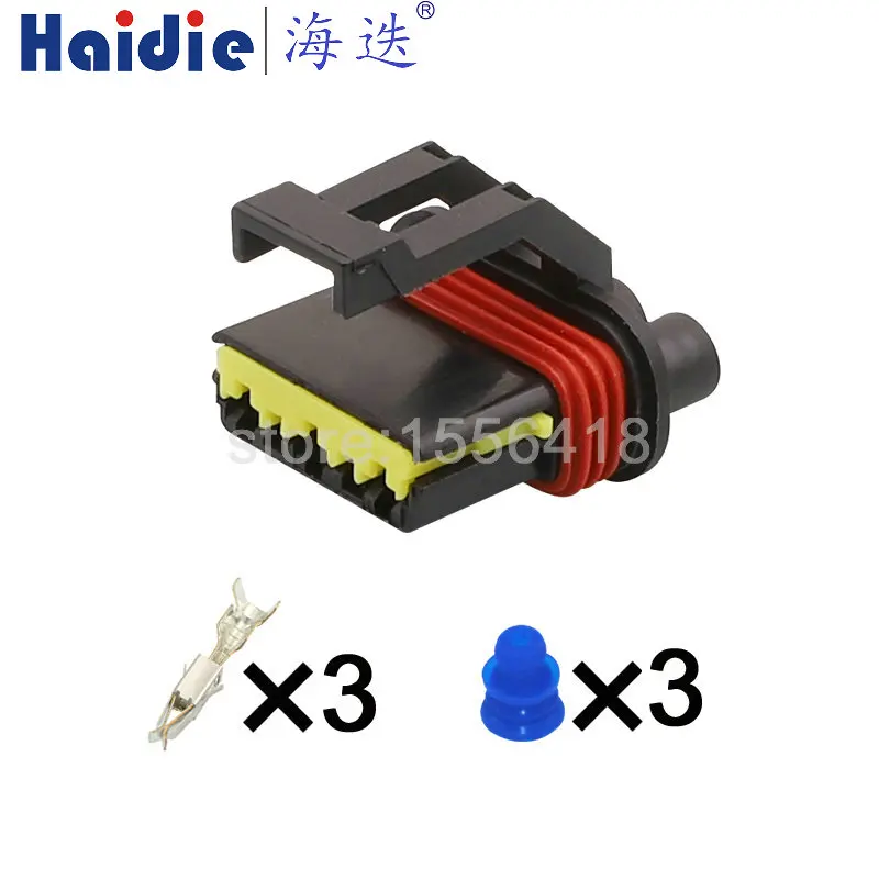 

5/10/20/50/100sets 3pin cable wire harness connector housing plug connector