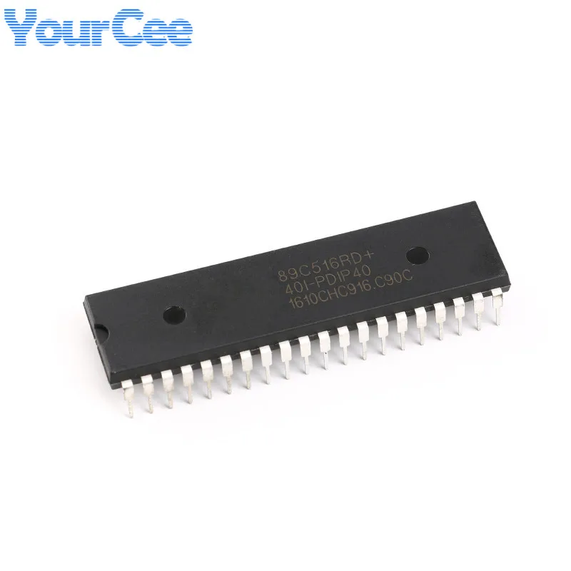 STC89C516RD+40I-PDIP40 89C516RD STC89C516 Single-Chip Microcomputer 1T 8051 Micro Computer MCU EEPROM ISP In-Line DIP-40