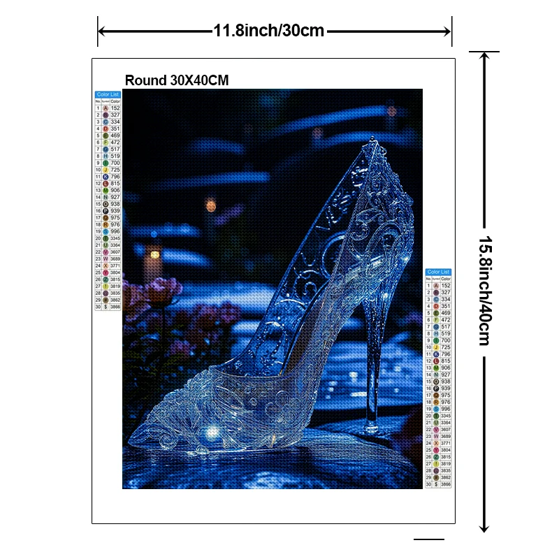 Disney Diamond Painting Kit Crystal Shoe Sticker Diamond Embroidery Handmade DIY Mosaic Home Decoration Children\'s Gift