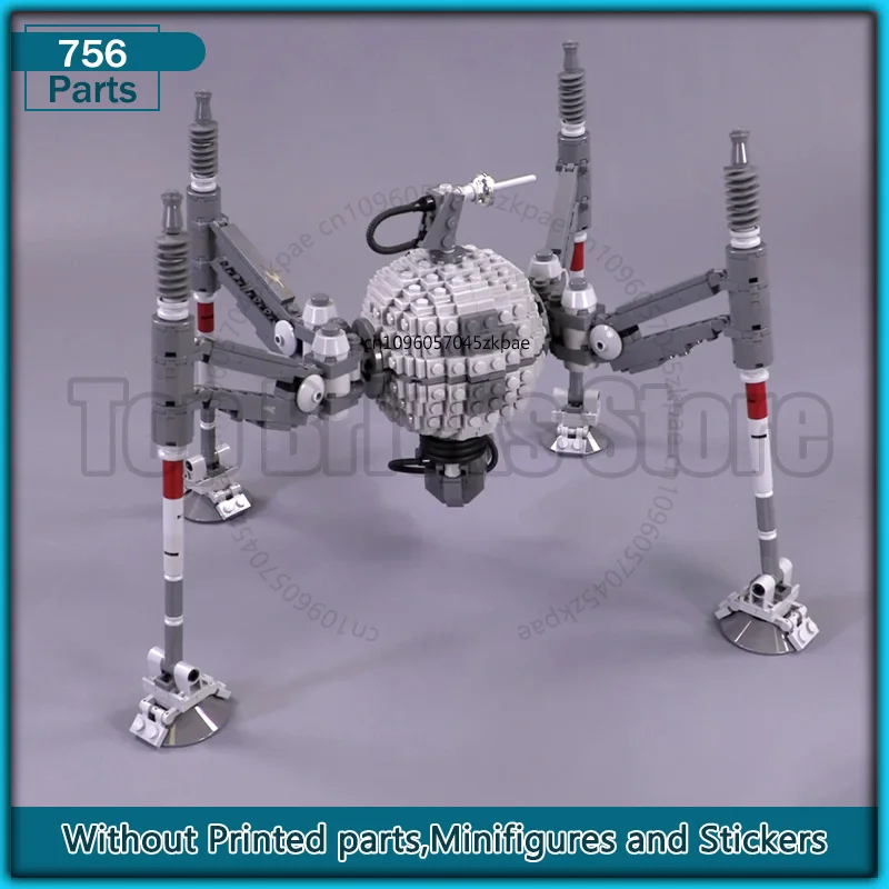 

Spider Robot Space Movie MOC Building Block Originality Assembly BricksTechnology Starfighter Display Collection Toys Gifts 756P