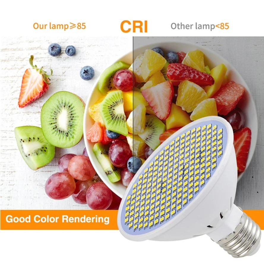 LED Spotlight Bulb E27 Lamp 30W 50W 80W Lampara 85V- 265V LED Corn Light Bulb Energy Saving Lamp Smart Home Living Room Lighting